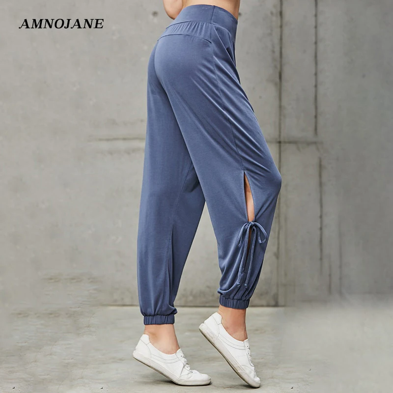 

Sweatpants Loose Running Gym Yoga Pants Women Sport High Waist Pants Fitness Clothing Sports Workout Athletic Seamless Leggings