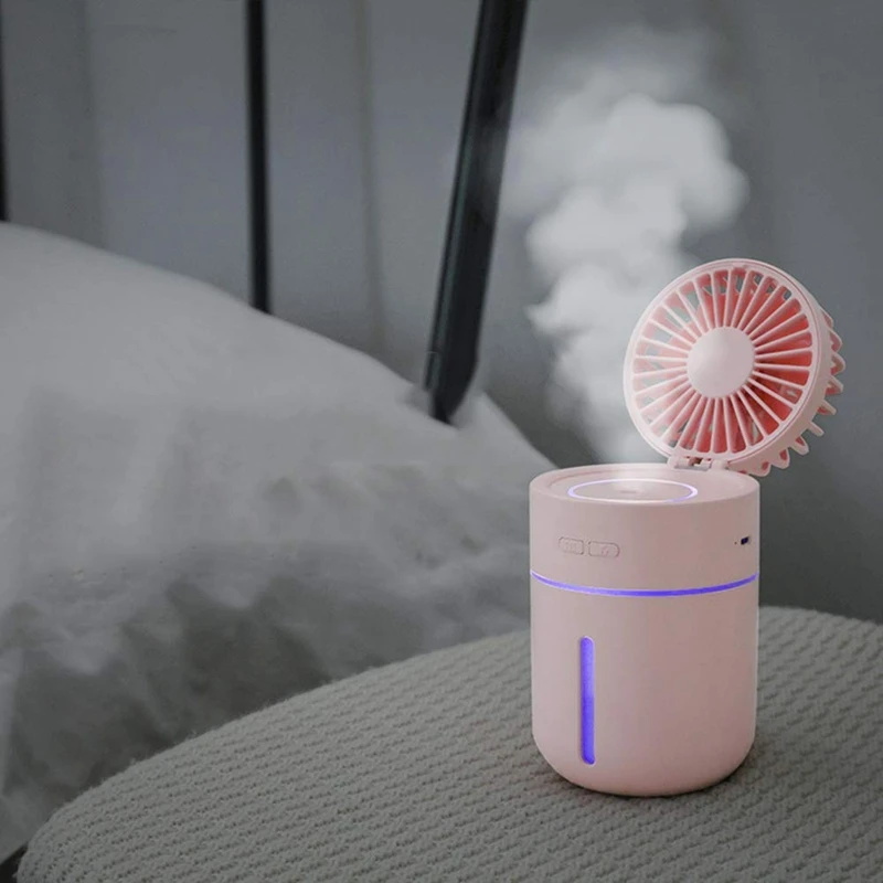 Мини Usb ручной увлажнитель, распылитель воды, кондиционер, увлажняющий вентилятор, портативный распылитель для лица, увлажнитель воздуха, запотевающий вентилятор