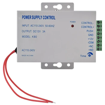 

Hot 3C-K80 Door Access System Electric Power Supply Control DC 12V 3A Miniature Power/Electric Lock Power/Access Control System