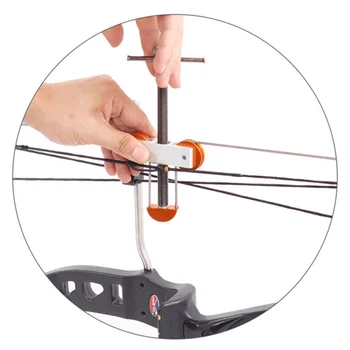 

Tool Bow Press Portable Archery Tools Steel Bow Slinger Pulley Bowstring