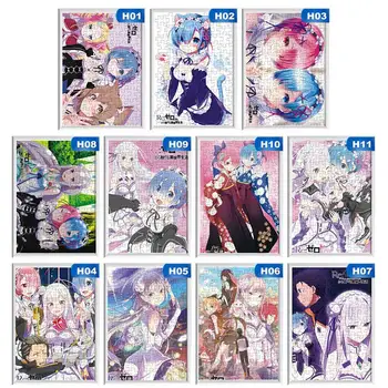 

120 Pcs Assembling Puzzles Toys Japan Anime Re: Live In A Diffrent World From Zero Figure Children Kids Educational Gift
