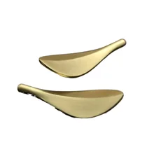 clown 2021 32mm Cabinet Knob Door Pulls Furniture Handles Knob 1piece Nordic Style Solid Brass Gold Leaf Shaped