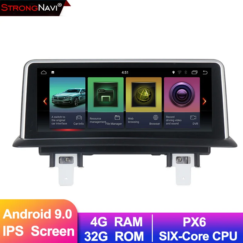 

10.25" Android 9.0 6 Core 4+32G Car Multimedia dvd player for BMW 1 SERIES E81 E82 E87 E88 GPS navigation WIFI BT radio stereo