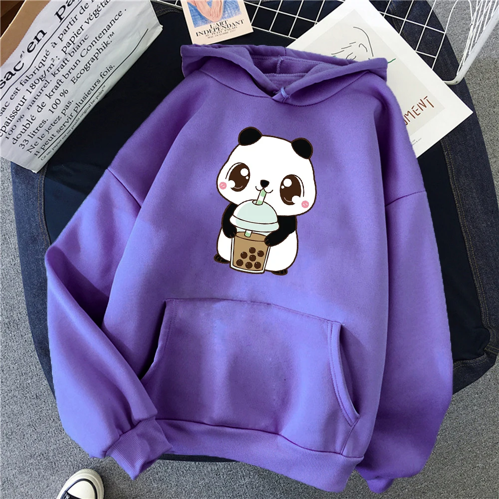 Men's Bears Drucken Nette Dropshipping Harajuku Vintage Schwarz Hoodie Tops Oversize Langarm Streetwear Pullover Kleidung