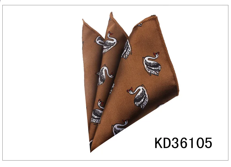 KD36105 Модное цветочное карманное квадратное для мужчин и женщин полотенце для сундуков носовые платки для джентльменов мужские костюмы платок мультяшное карманное полотенце - Цвет: KD36105