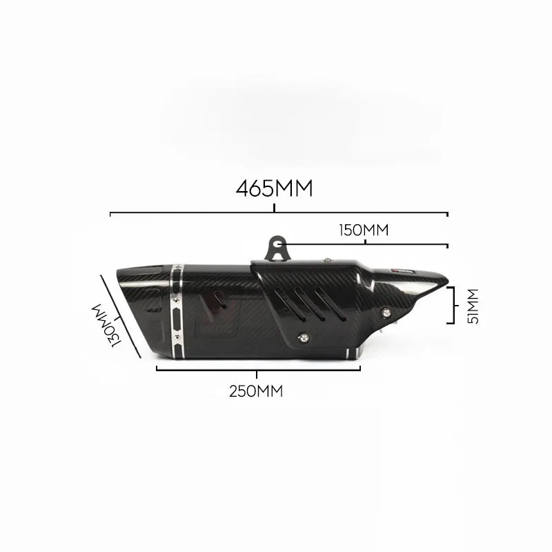 Для Honda CBR650F CBR650 CB650F мотоцикл Выхлопная Модифицированная 51 мм Слип-на переднее соединение Соединительная труба глушитель