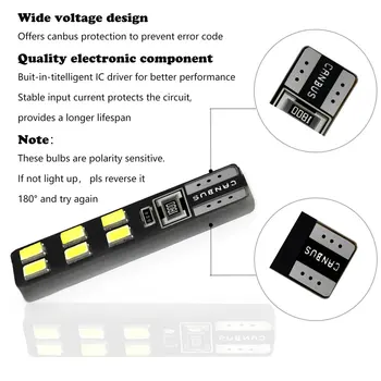 

T10-12 Car Signal Lights Led Bulb Auto Interior Light Led Turn Signal Bulb Lamps for Car