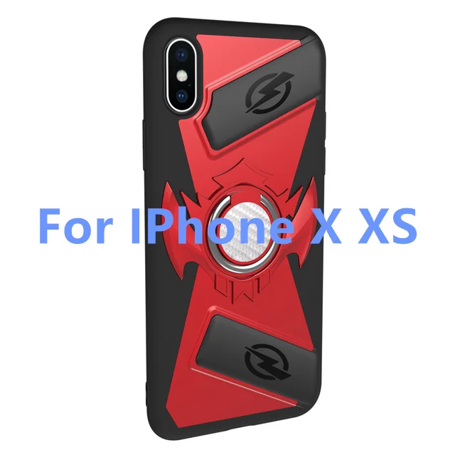 Pubg игровой геймпад кнопочный джойстик мобильный чехол для iPhone X XS 7 8 6 6S Plus телефон игровой Бесплатный огонь L1 R1 джойстик аксессуары - Цвет: red for x xs