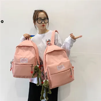 

Waterproof Nylon Kids Backpack Girls For Middle School Students Travel Shoulder Backpacks Children Schoolbags Women Bag