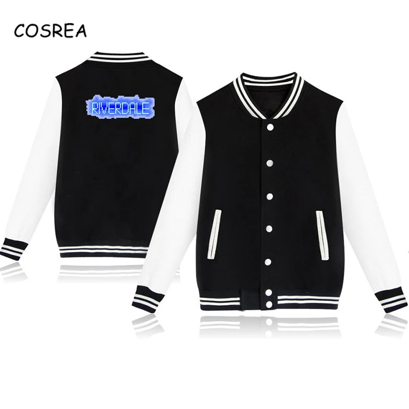 American TV South Side Serpents Riverdale Southside Women Fashion Jacket South Side Mens Female Fans Casual Baseball Jacket