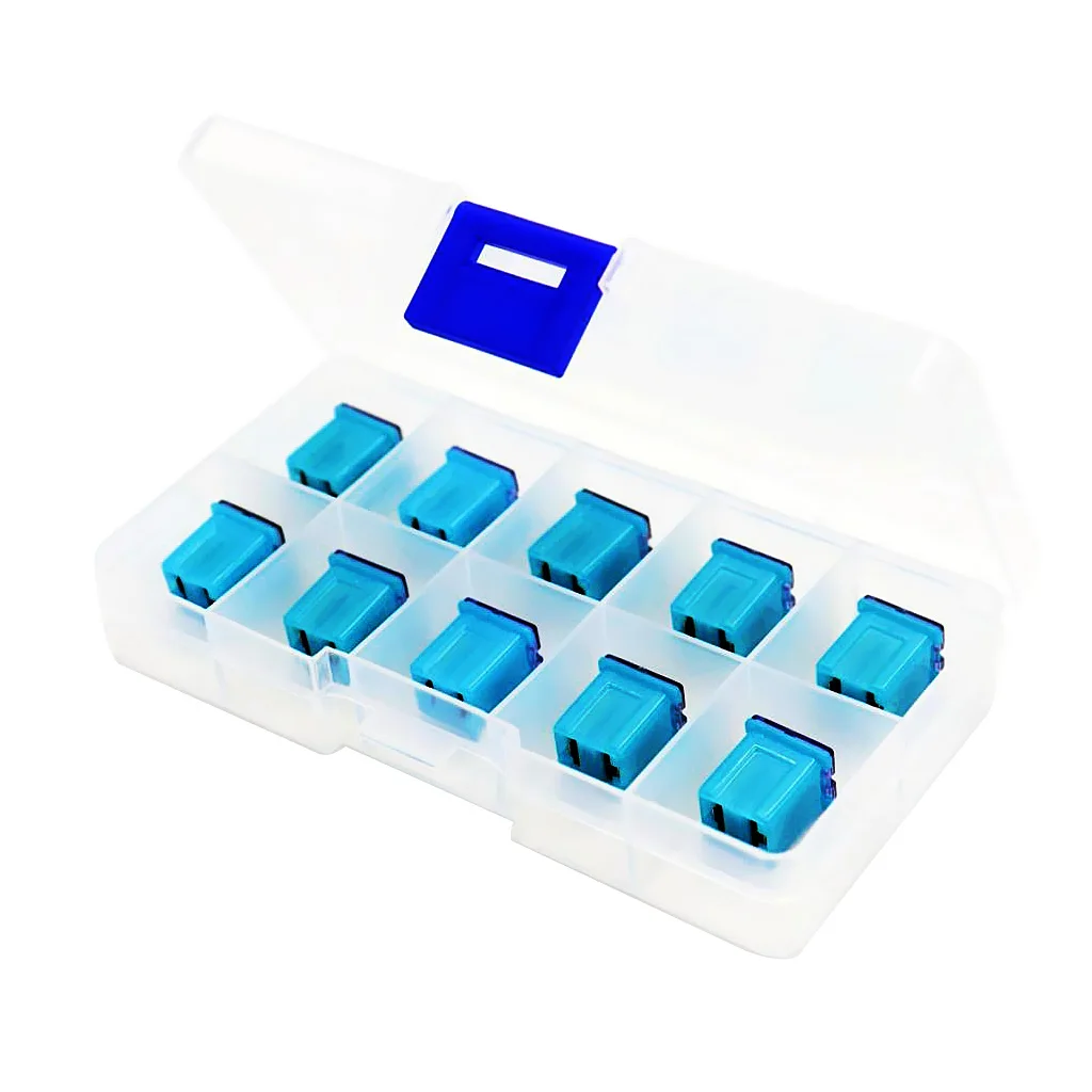 Pack Of 10 20AMP 32V F2822-Z JCASE Box Shaped Female Push In Fuse