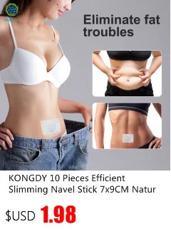 KONGDY, натуральная палочка для похудения, 100 штук = 10 мешков, наклейка для похудения, тонкая пластырь для похудения, антицеллюлитная пластырь для сжигания жира