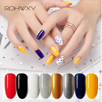 

ROHWXY 15ml Gel Nail Polish Glitter Sequins LED UV Gel Varnish Nail Art Varnish Soak Off Gel Lacquer Nail Gel Polish Nail Salon