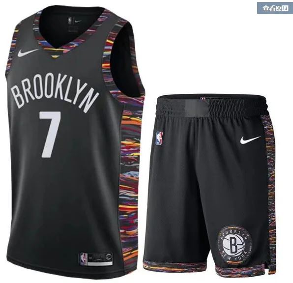 As photo Мужские шорты Бруклин Кевин#7 Kyrie#11 мужской набор baskeball майки - Цвет: As photo