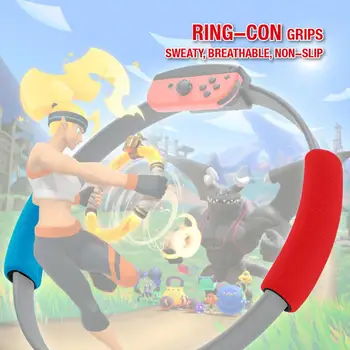 

3 in 1 Adjustable Elastic Leg Strap Sport Band 56cm Ring-Con Grips Leg for Nintend Switch Joy-Con NS Controller Accessories