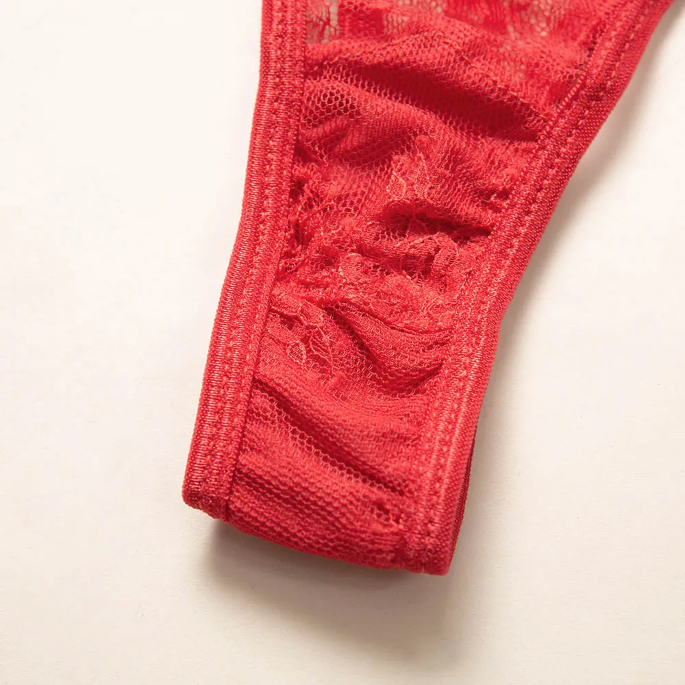 2Piece Lace Bra Set 14 Colors Women Floral Transparent Bra Underwire