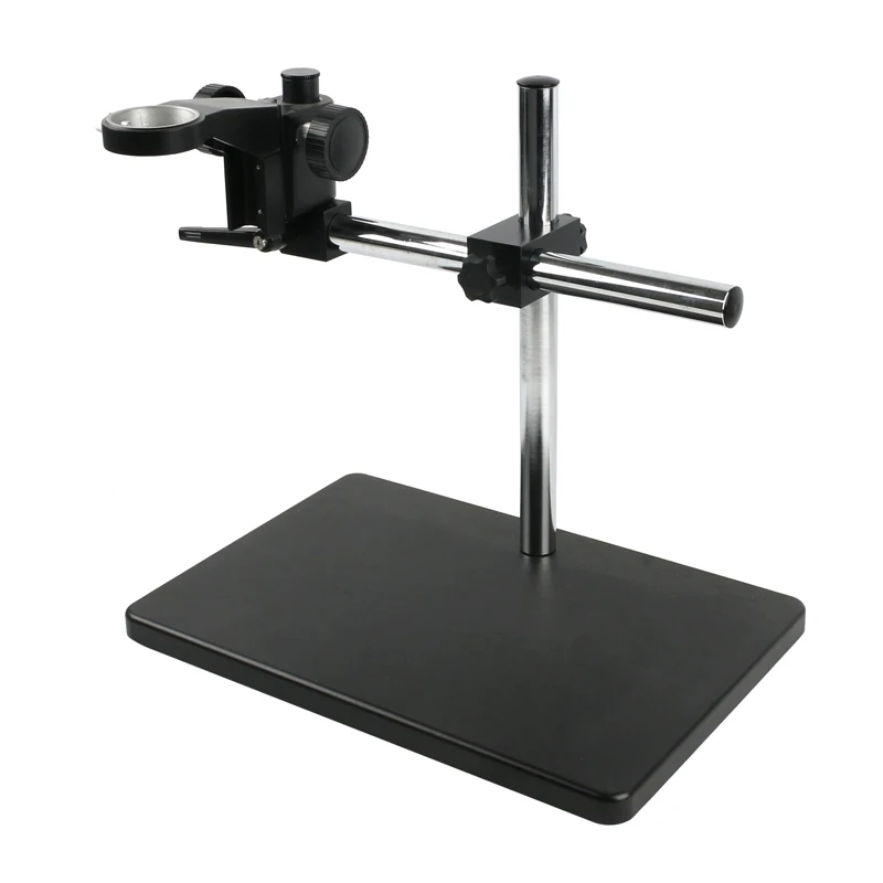  HDMI USB Video Microscope Camera Adjustable Boom Table Working Stand Holder + 50mm Ring Holder + Mu