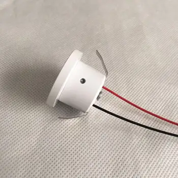 

20pcs/lot 1W 140luminous Small Led Downlights Recessed Mini Adjustable LED Cabinet Spot Lights Hole Size 40-45mm