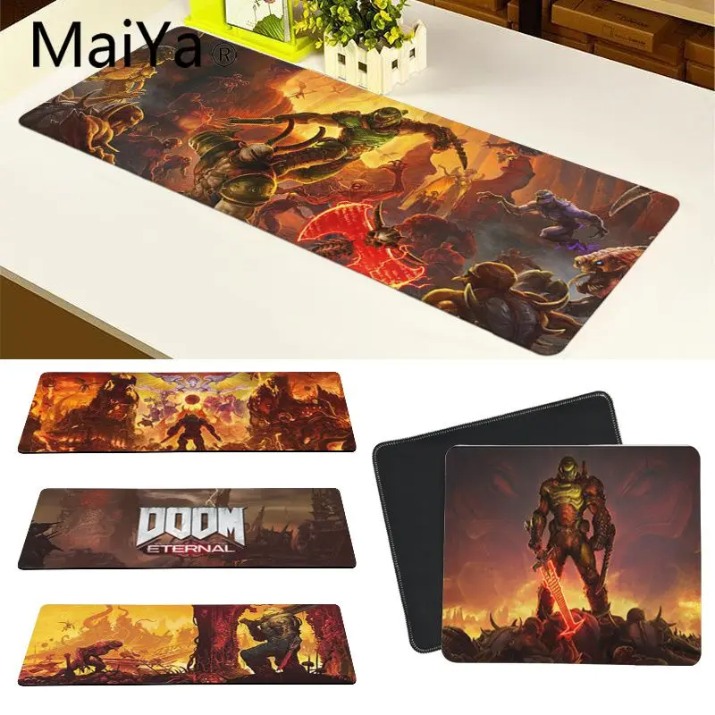 Высококачественный коврик для мыши Maiya Doom неизменный комфорт игровой бесплатная
