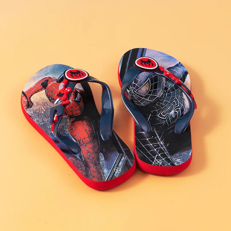 children's shoes for sale Children Slippers Boys Flip Flops Summer Casual Cartoon Captain America Spiderman Fashion Kids Beach Shoes Baby Girls Home Shoes girl princess shoes