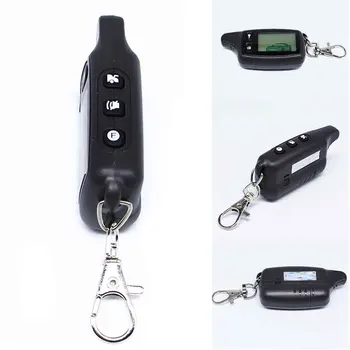 

12V Portable Accessories Two-way Entry Professional Security Small Keyless Alarm System LCD Car Remote Control
