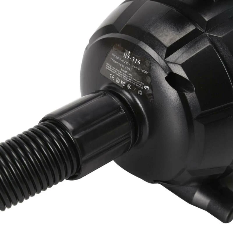 Практичный эффективный черный воздушный насос с воздушным ковриком для