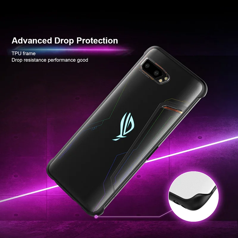Ультратонкий чехол из матовой задней панели и ТПУ с рамкой для телефона ASUS ROG 2 игровые телефоны с защитой от царапин чехол для Asus ROG Phone II