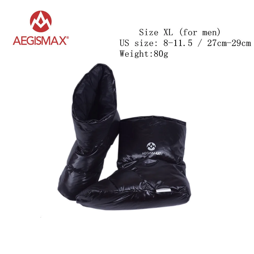 AEGISMAX/тапочки на утином пуху; сверхлегкие мягкие носки для кемпинга; ботинки; спальный мешок; аксессуары; унисекс; домашняя теплая обувь для путешествий