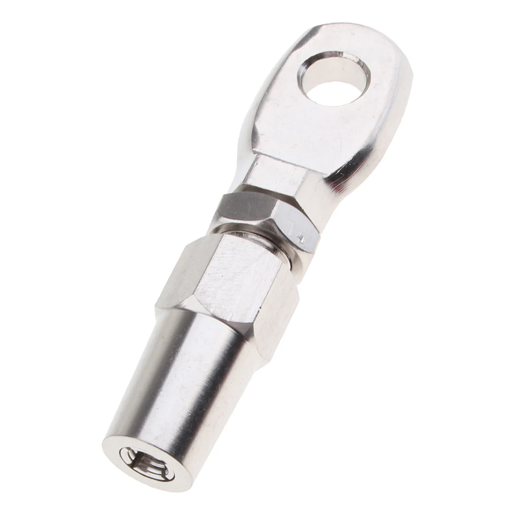 Perfeclan 10mm Stainless Steel Wire Rope Swageless Eye Terminal End