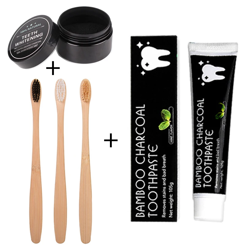 Отбеливание зубов Зубная паста отбеливание натуральный активированный уголь