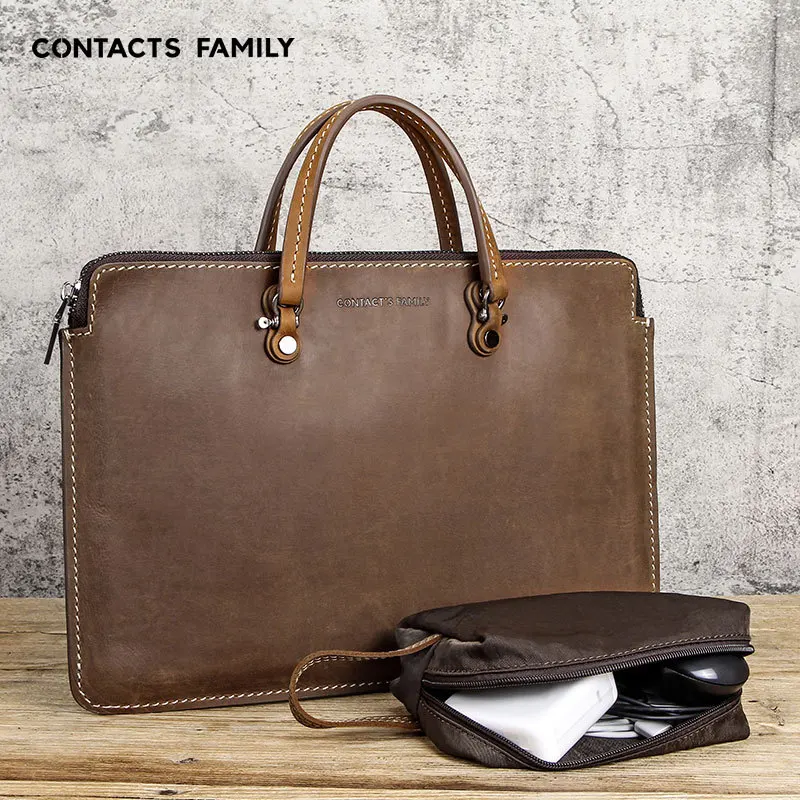 Ретро Натуральная кожа сумка для ноутбука чехол для MacBook Pro 1" Сумка для ноутбука Dell Surface book huawei Matebook 15" ноутбук