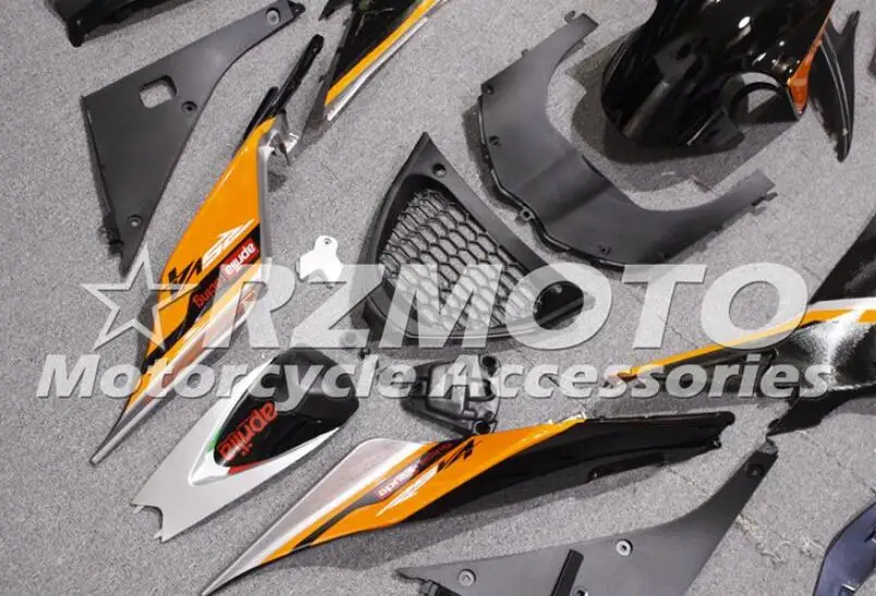 Литьевая Форма ABS Обтекатели комплект подходит для Aprilia RSV4 1000 2009- 09 10 11 12 13 14 на заказ оранжевый