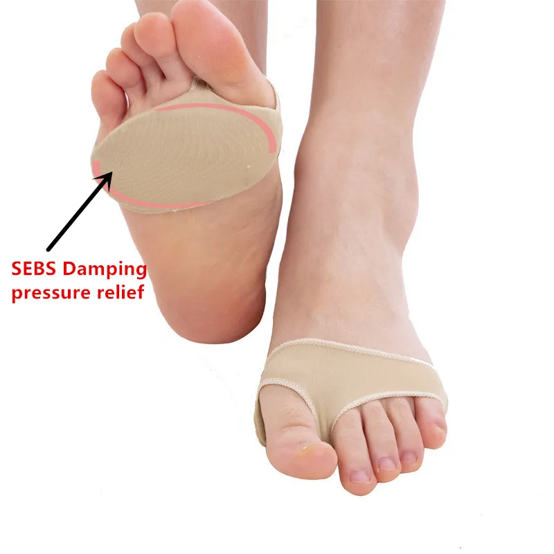 

1 pair Padded Forefoot Insoles Toe Separator High Heel Shoes Pad Insoles Breathable Shoe Insert Health CareTool