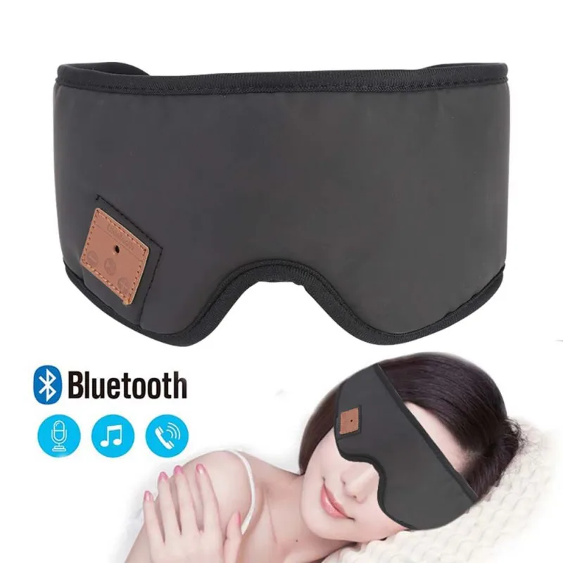 Горячая Bluetooth Музыка наглазник сна гарнитура Смарт Беспроводная Музыка затенение помощь сна гарнитура наглазник
