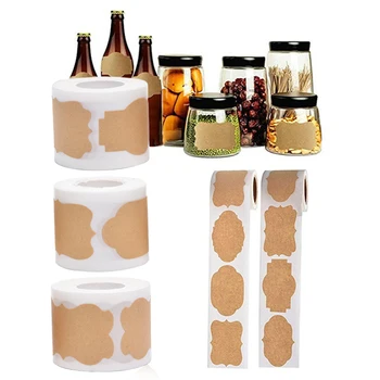 

150PCs/Roll Waterproof Self-adhesive Labels Stickers Kitchen Spice Label Jam Jar Bottle Tags Gifts Box Package Label