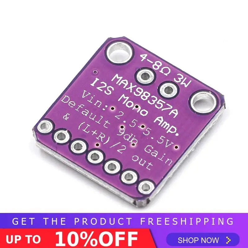 Max98357 3 Вт усилитель класса D Breakout интерфейс ies Dac декодер модуль без фильтра аудио плата для Raspberry Pi Esp32