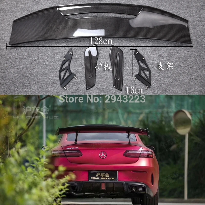 Универсальный MAD Стиль карбоновый спойлер заднего багажника крыла для Benz C-класс
