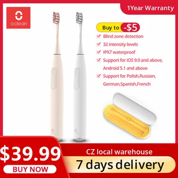 

New Oclean Z1 Sonic Electric Toothbrush IPX7 Waterproof Ultrasonic Automatic Fast Charging Sonic Toothbrush from CZ Warehouse