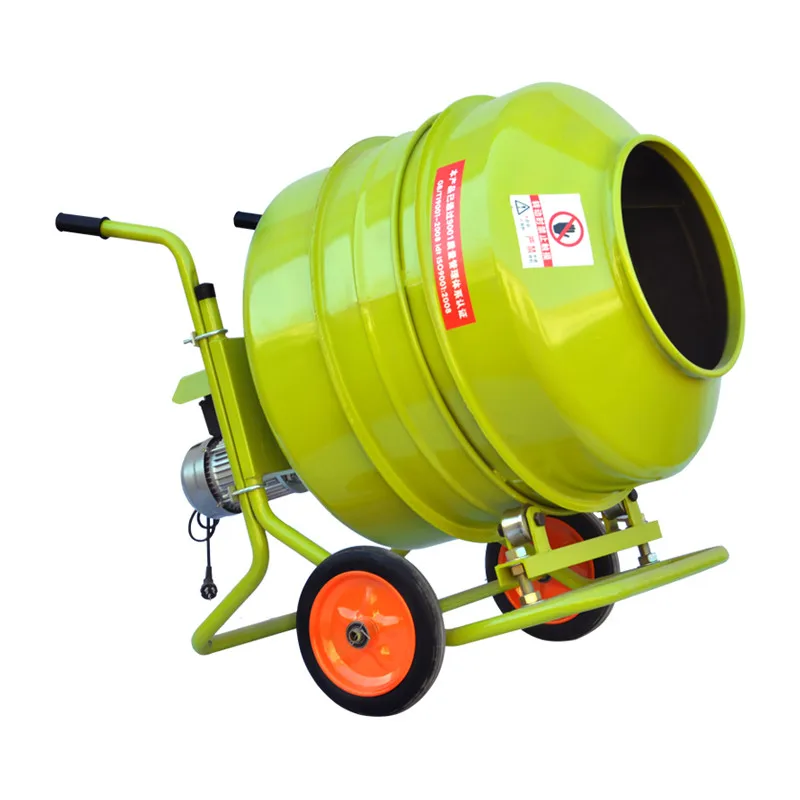 

280L Push-type Mortar Cement small Mixer Concrete Site Feed Mixer Household Electric Small Construction Mixer 220V 2.8KW