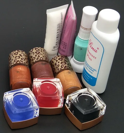 Pro Acrylic Manicure Nail Kit Nail Polish Colorful UV Gel Dot Pen Nail Cleanser Acrylic Manicure 4