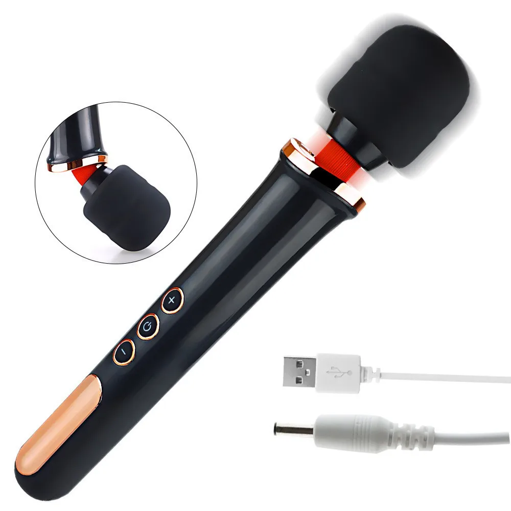 Vibrateur Puissant G-Spot 10 Vitesses - Rechargeable Par USB - Pour Femmes - Silicone Et ABS
