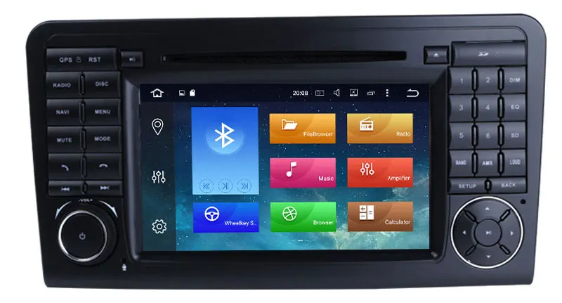 Perfect Android 9.0 Octa Cores Car DVD GPS Player For Benz ML W164 W300 ML350 ML450 ML500 GL X164 GL350 GL450 GL500 Radio Stere Carplay 7