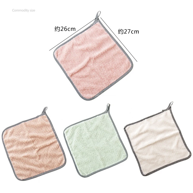 Wash Cloth Super Absorbent kitchen Cleaning Wiping Rag High-efficiency Dish Towel Brush Bowl Cloth Tableware kichen tools