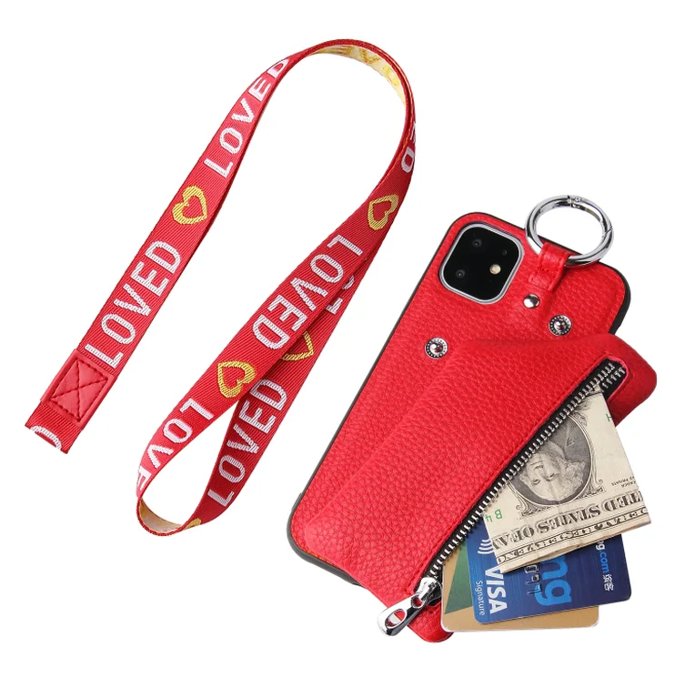 wallet phone bag Кожаный чехол-кошелек для huawei mate 20 30 P Smart Z P30 P20 lite honor 20 pro Y9 prime модный ремешок с вышивкой love 2 - Цвет: wallet phone bag