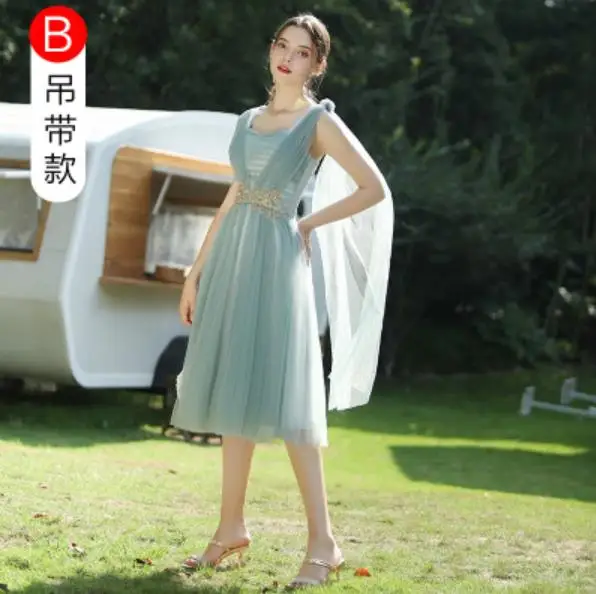 stype B Короткие платья подружки невесты JaneyGao - Цвет: stype B