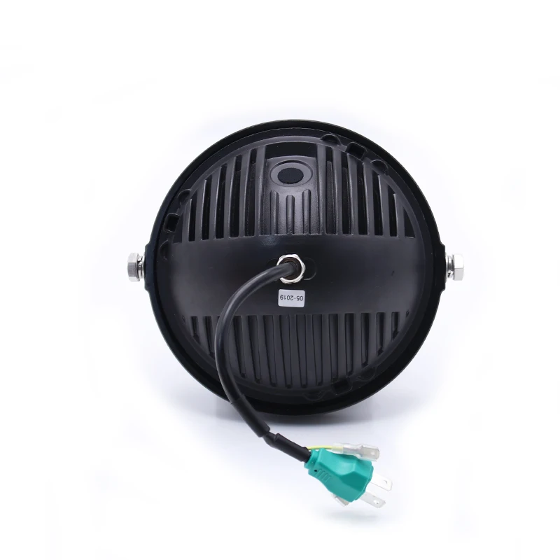 DC 12 В мотоциклетный светодиодный налобный фонарь для Harley Wrangler Jeep Кафе Racer Moto rbike Refit круглый налобный фонарь скутер двигатель Ретро лампа