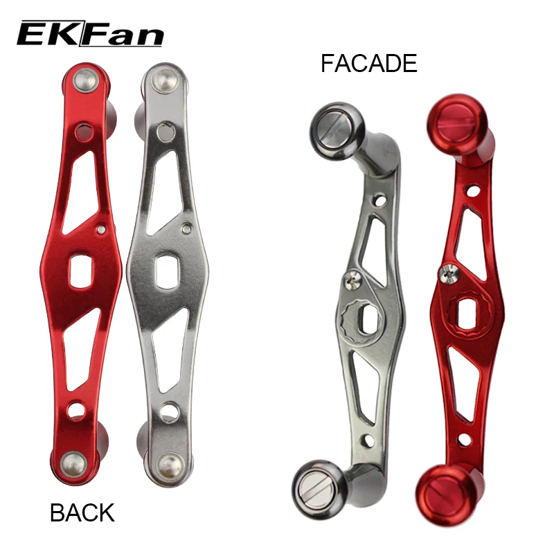 EKFan Water Drop Fishing Reel Handle Hole Size 8*5mm Aluminum Alloy Fishing Reel Handle for Baitcasting Fishing Reel