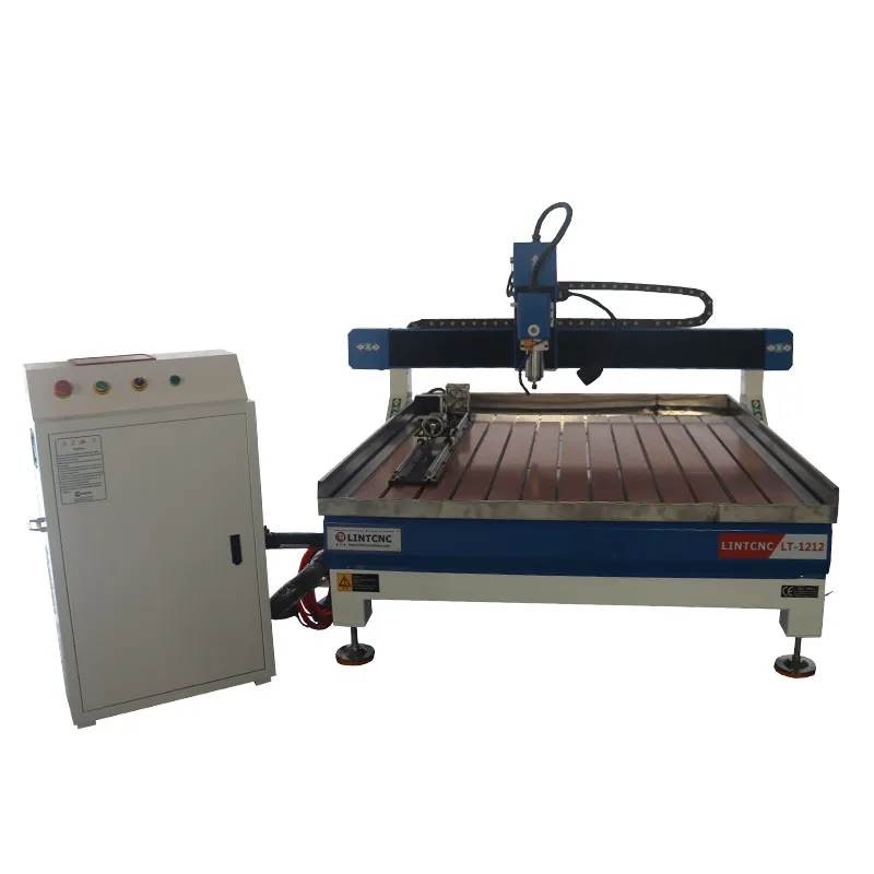 CNC Carving Machine 1212 1218 1224 1.5KW 2.2KW Spindle with Rotary Device for Soft Metal Aluminum Best Factory Supplied | Инструменты