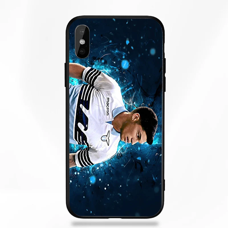 Чехол для телефона Immobile чехол для iphone DIY для Lazio FC чехол черный мягкий Уретановый Термопластик(tpu) для iphone 11Pro X XR XS MAX 7 8 7plus 6 6S 5S SE 5