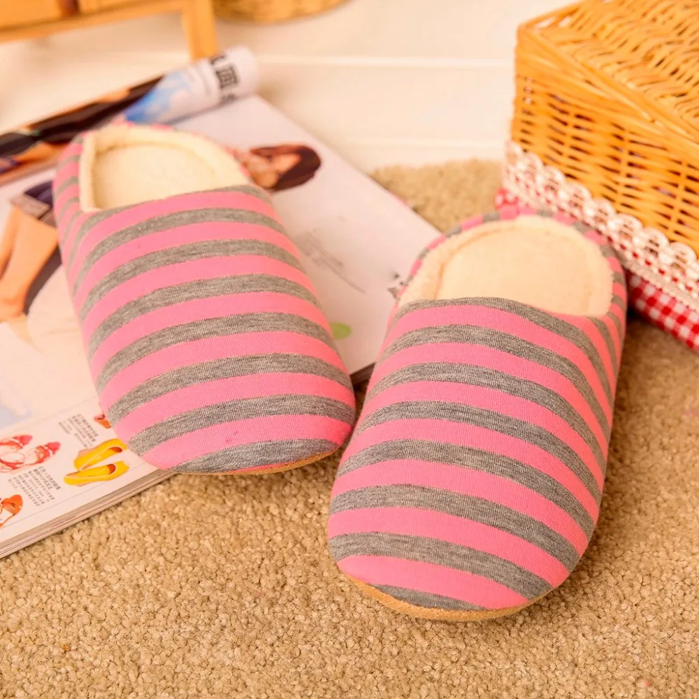 Shoes Woman Slippers Ladies  Warm Home Plush Soft Slippers Anti-slip Winter Floor Bedroom Shoes (15)